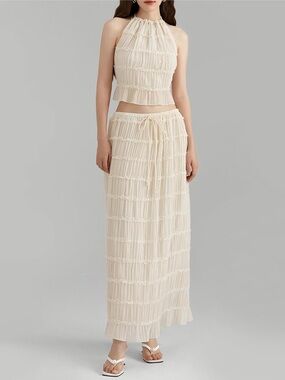 Women 2 Piece Skirt Set